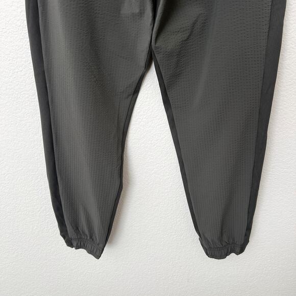 [Athleta] Textured Brooklyn Jogger Pants Mountain Olive Green Casual Comfy Sz 12 - Picture 6 of 11